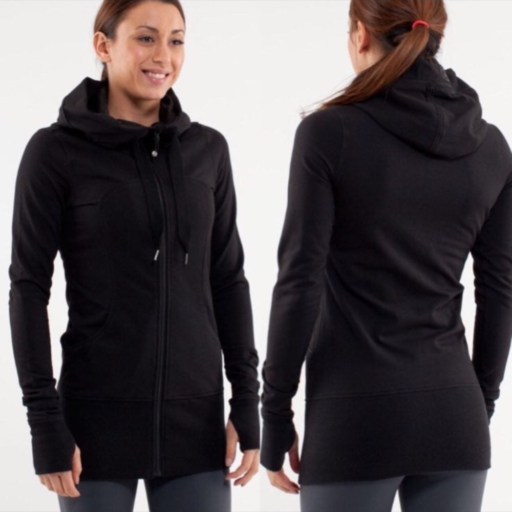 Lululemon Live Simply Jacket, size 6 black